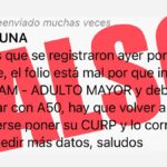 Advierte Salud por este mensaje falso sobre registro de vacunación