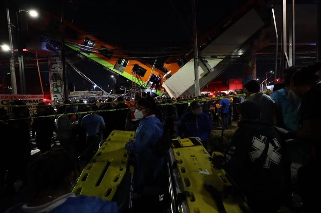 Colapsa puente de la Línea 12 del Metro CDMX.