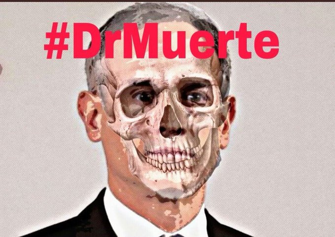 López Gatell es un miserable. Dice que protestas por medicamento es golpe de estado