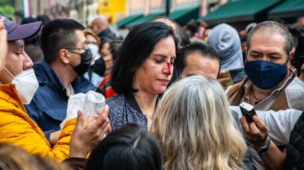 Agreden a Lía Limón en Congreso de CDMX; denuncia que fueron granaderos