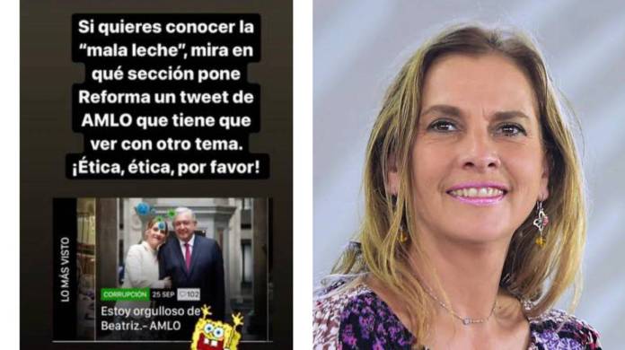 Gutiérrez Müller exhibe a Reforma