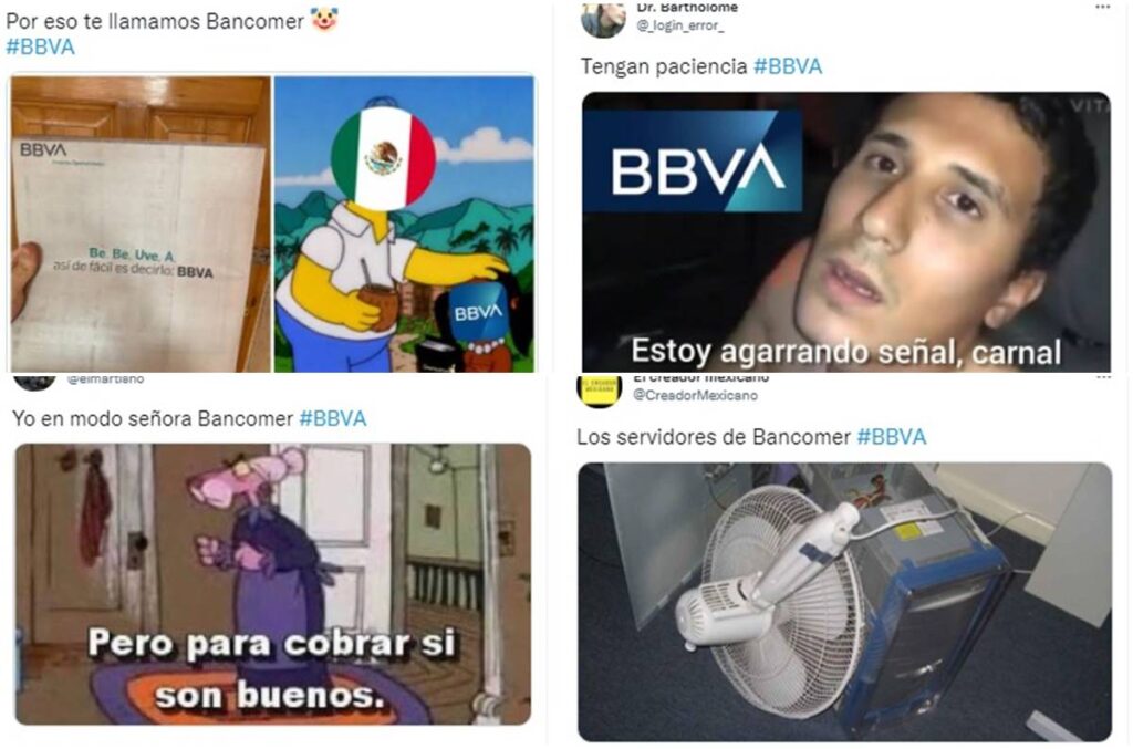 Falla la app y cajeros de BBVA y los usuarios hacen memes