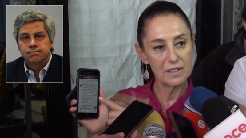 Sheinbaum llama nazi al empresario Claudio X. González