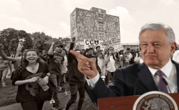 López Obrador dice que en la UNAM se “hamburguesaron”