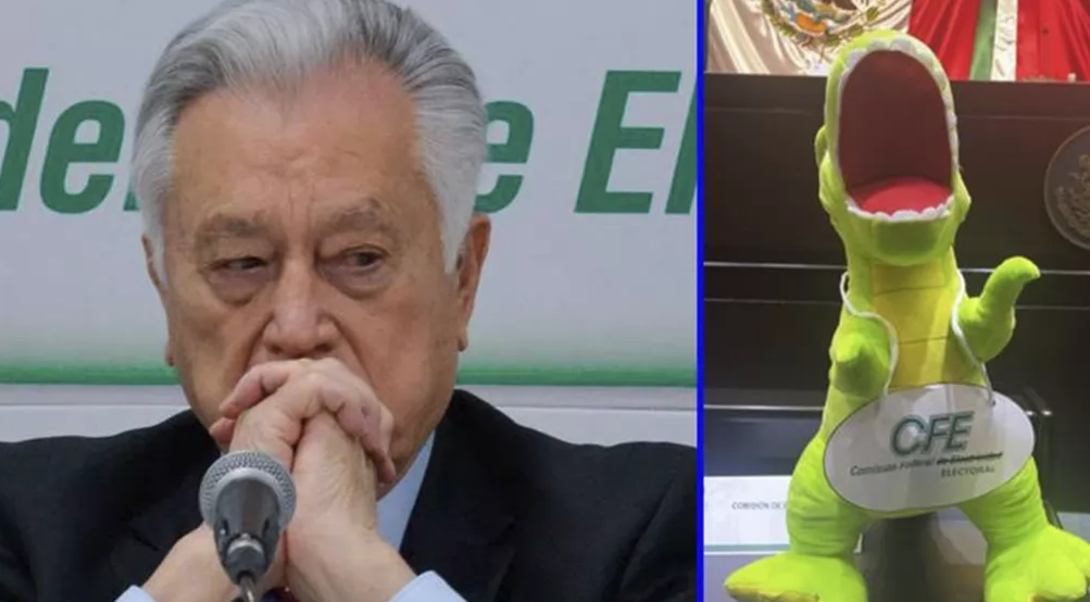 Con todo y dinosaurio, diputados tunden a Bartlett por reforma eléctrica