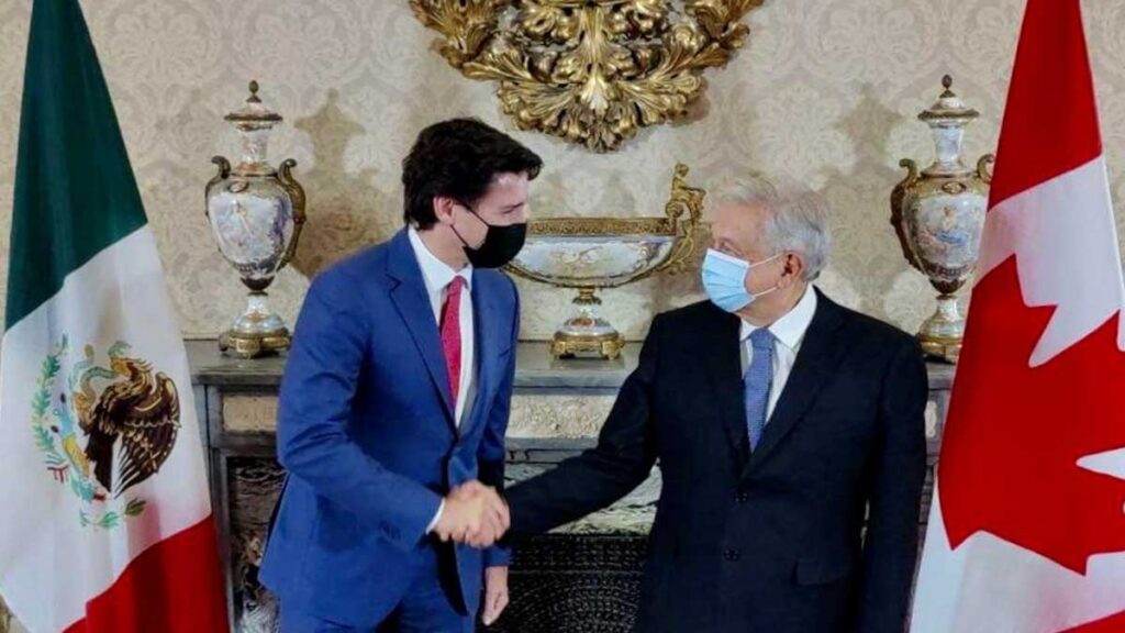 AMLO se reunió con Justin Trudeau en Washington