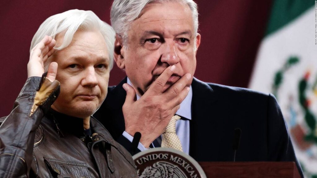 Difunden carta que AMLO envío a Trump en donde ruega indulto para Julian Assange
