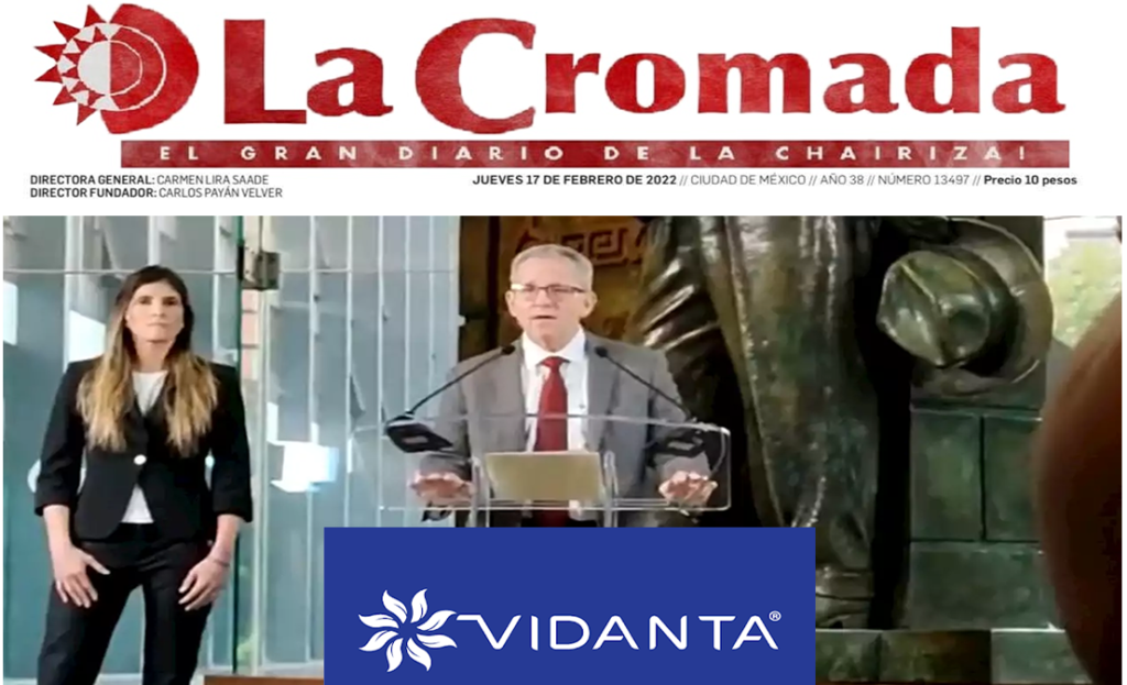 La Cromada, Vidanta y la Propaganda