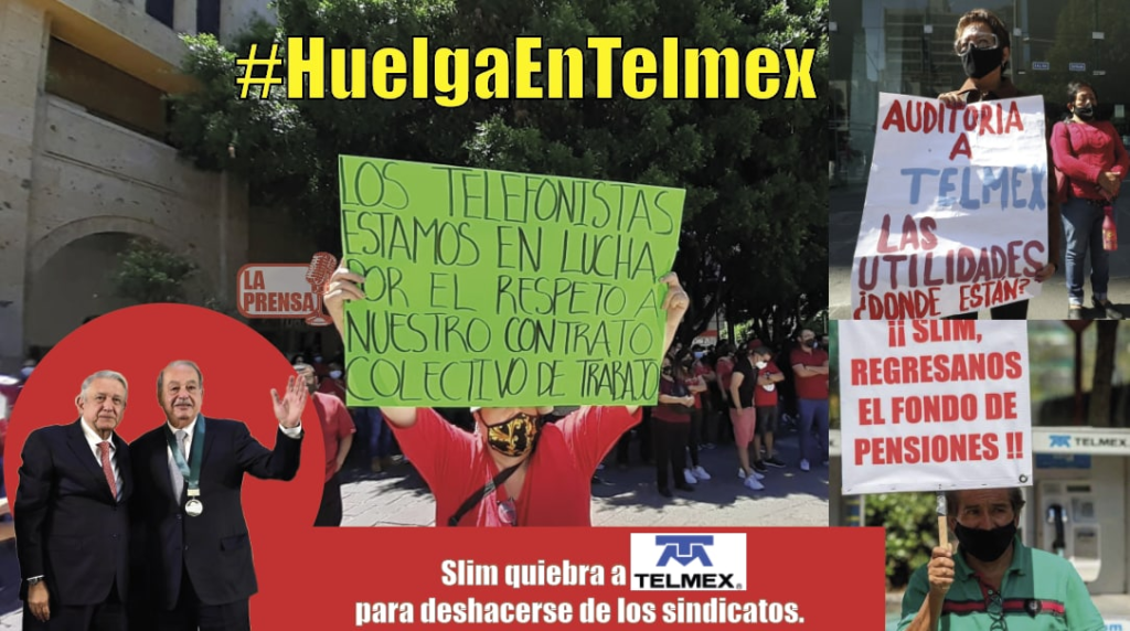 ESTALLA LA HUELGA EN TELMEX