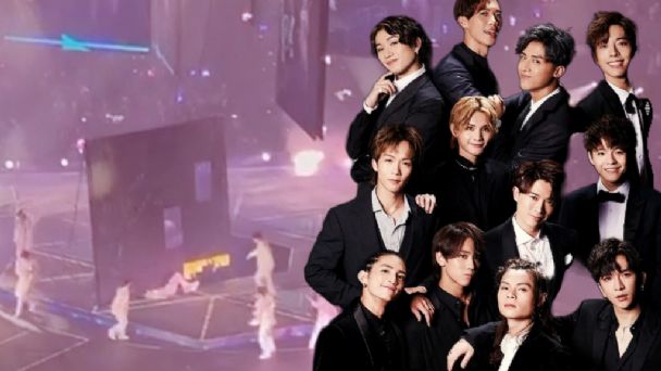 Pesadilla en Hong Kong al caer una enorme pantalla sobre el grupo Mirror durante un concierto