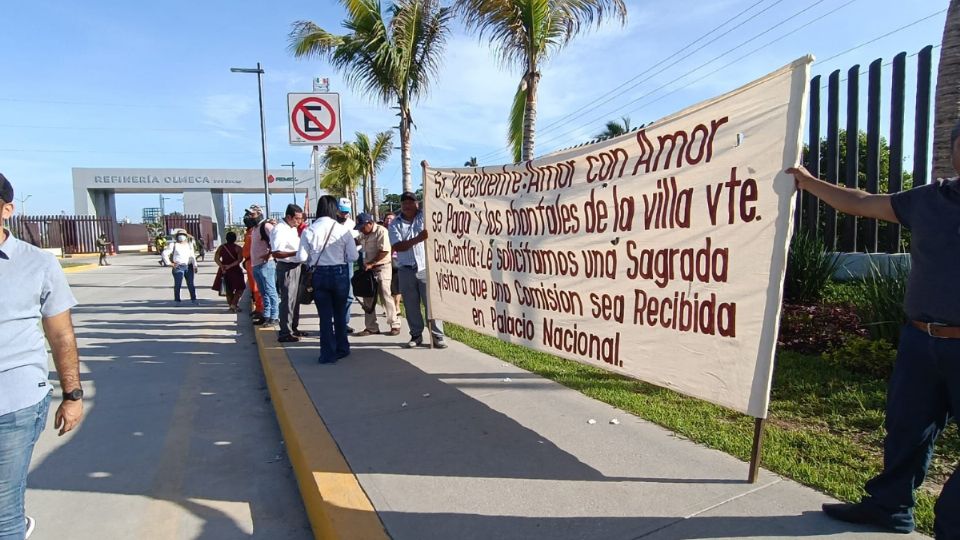 Refinería Olmeca en Tabasco: a horas de su inauguración se registran manifestaciones a las afueras