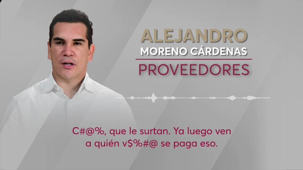 “Alito” Moreno insultó en audio a empresarios