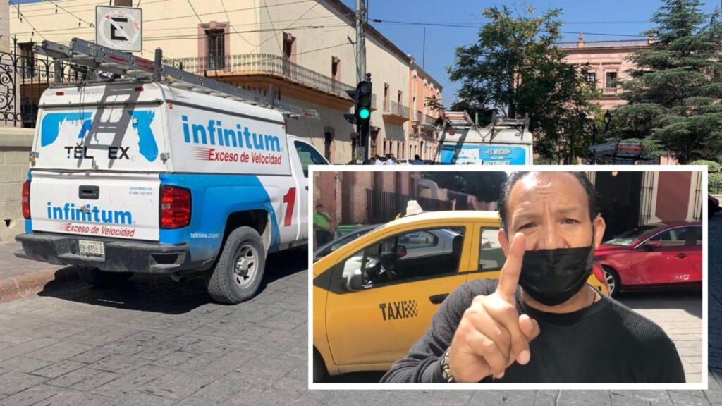 Trabajadores de Telmex bloquean calles 