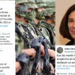 SABINA BERMAN APOYA LA MILITARIZACIÓN Y PIERDE MÁS CREDIBILIDAD
