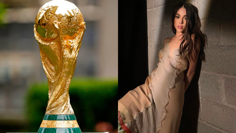 ¡Orgullo mexicano! Danna Paola interpretará canción con motivo de la Copa del Mundo