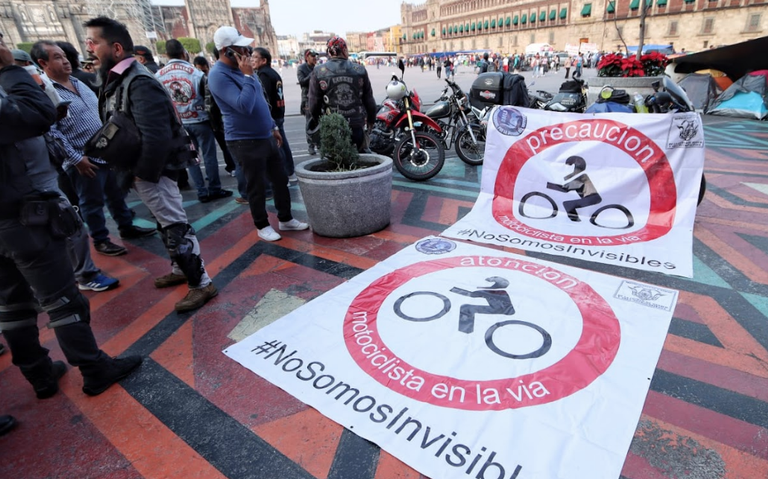 Pausan restricciones para motocicletas tras protestas en CDMX