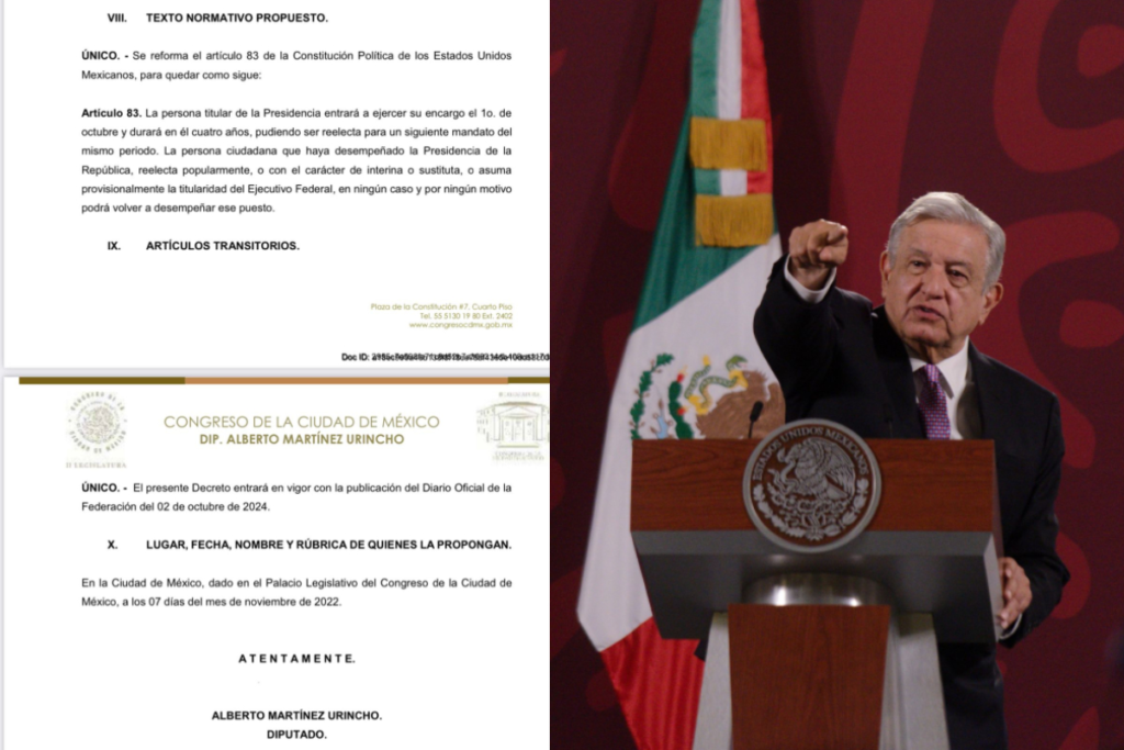 Alista diputado de Morena iniciativa de reelección presidencial