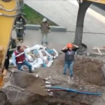 Derrumbe en obra de la alcaldía Miguel Hidalgo deja dos personas atrapadas y una fallecida