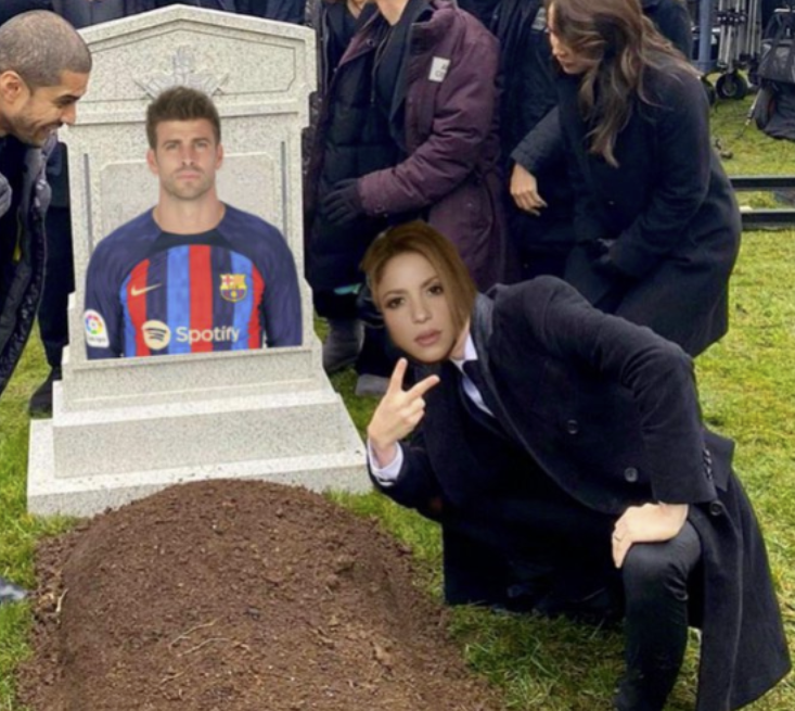 Saluditos a Piqué: Así los memes por la sesión de Bizarrap con Shakira