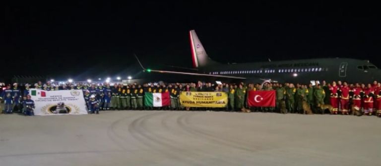 VIDEO: así partió del AIFA el primer avión mexicano con ayuda para Turquía y Siria