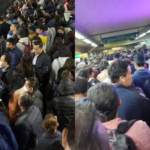 Línea 8 del Metro se desborda por lentitud del servicio; tiempos de espera superan la media hora