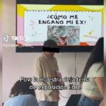 TikTok: Joven se hace viral luego de exponer en clase como lo engañó su ex