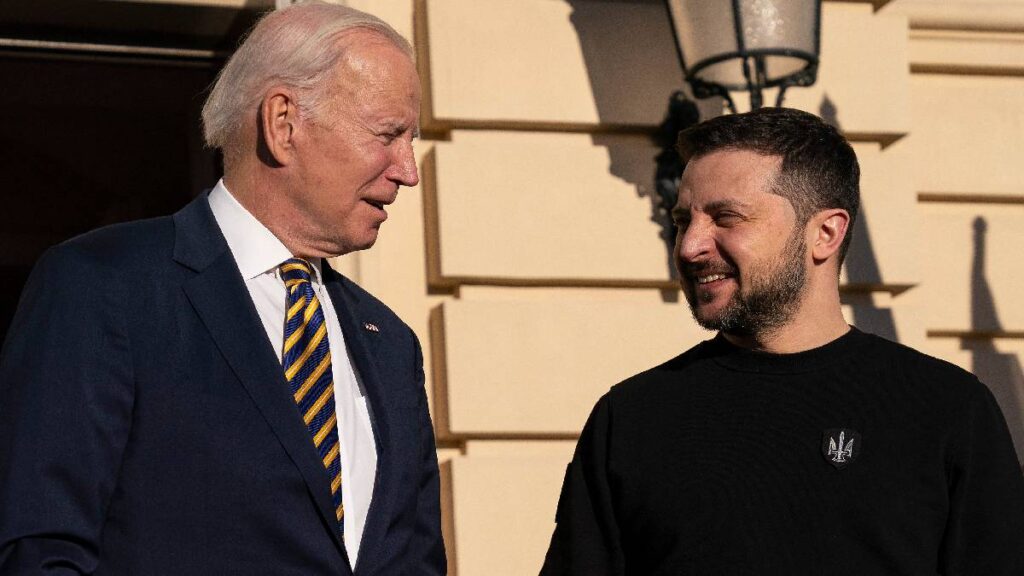Biden visita por sorpresa Kiev, días antes del primer aniversario de la invasión rusa a Ucrania