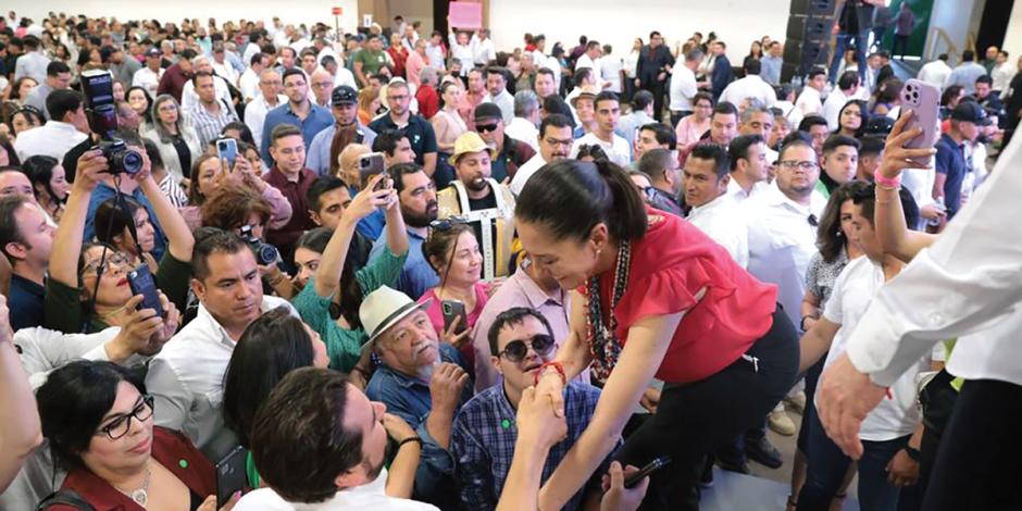 «Corcholatas» presidenciales visitan Oaxaca, Sonora y Coahuila