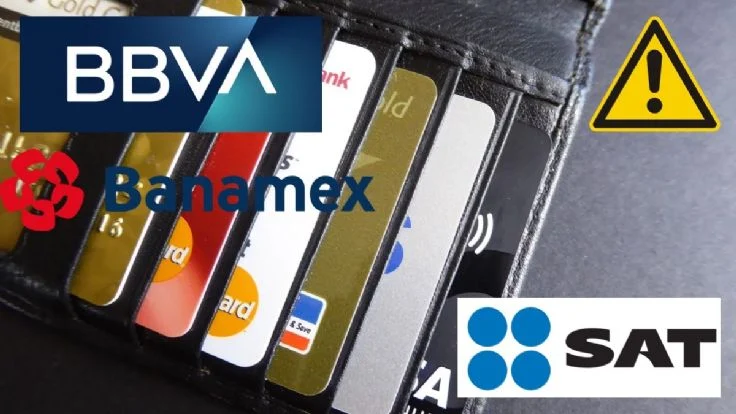 SAT advierte a clientes con tarjeta de débito BBVA y Banamex por monto MÁXIMO en depósitos mensuales
