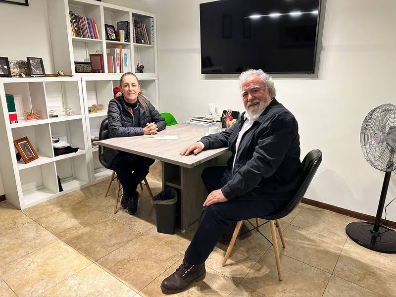 Alejandro Encinas va como defensor de la 4T junto a Sheinbaum
