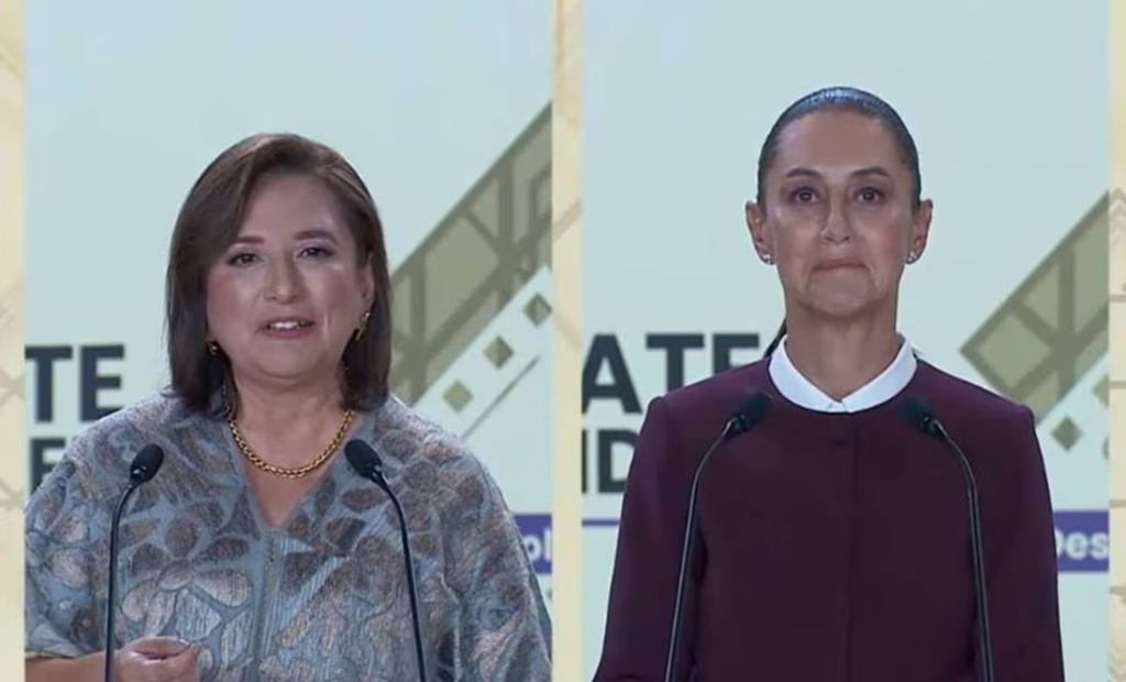 INE ordena eliminar del debate presidencial acusación de Xóchitl Gálvez contra Claudia Sheinbaum al llamarla «narcocandidata»