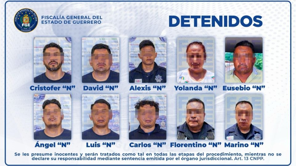 Detienen al secretario de Seguridad de Taxco y a nueve más por el secuestro de una persona