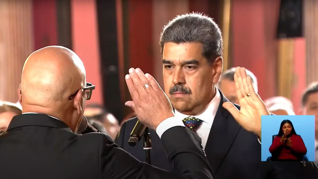 En medio de fuerte tensión, Nicolás Maduro juramenta como presidente en Venezuela