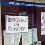 Trabajadores del PJF se van a paro laboral