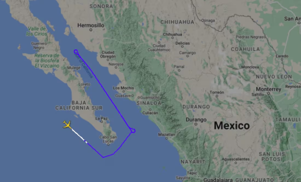 Detectan avión de la Fuerza Aérea de EU en México; Defensa Nacional asegura que voló sobre aguas internacionales
