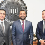 OMAR GARCÍA HARFUCH SE REÚNE CON DIRECTOR DEL FBI
