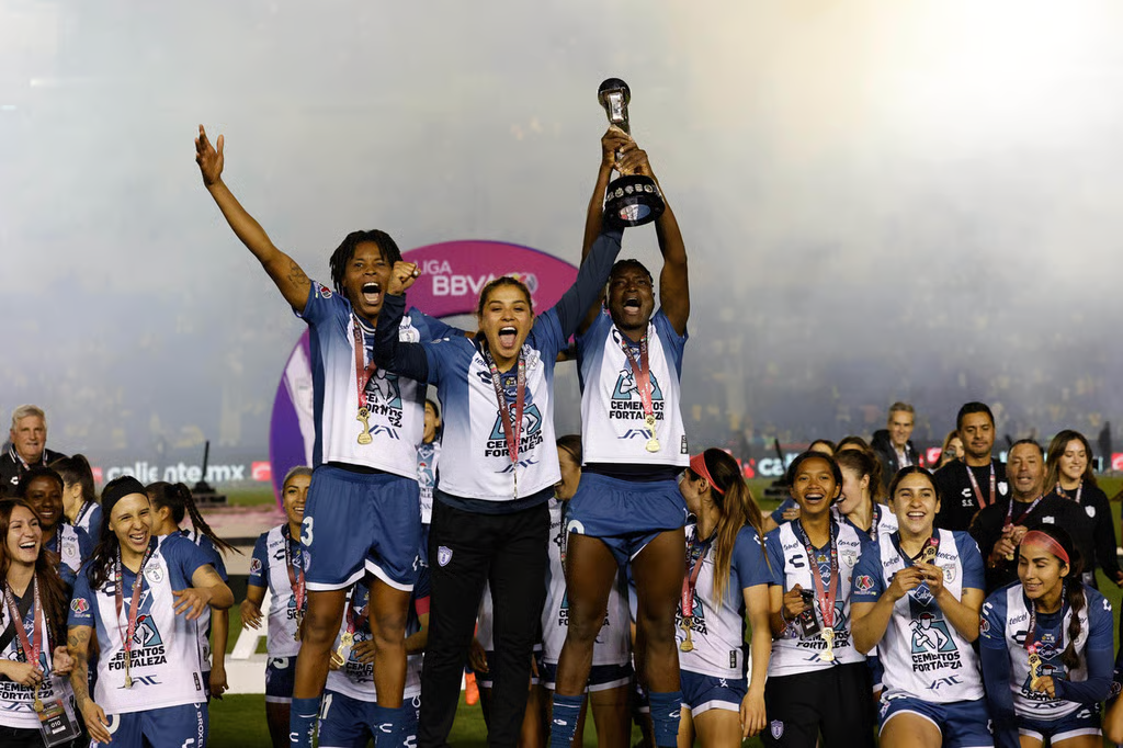 Pachuca se consagra campeón de la Liga MX Femenil tras vencer al América