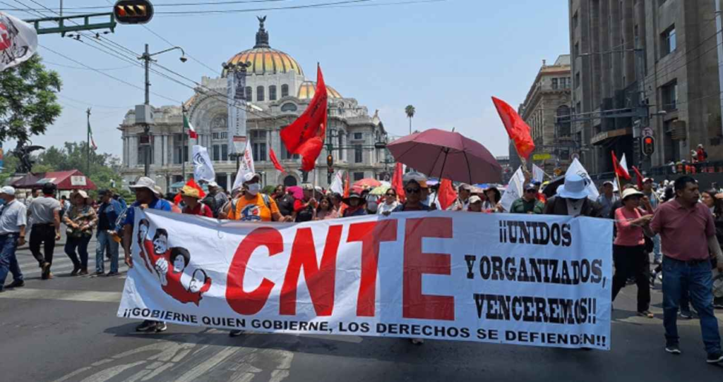 ‘No resuelven nuestras demandas’: CNTE y gobierno federal quedan sin acuerdo para retirar manifestaciones