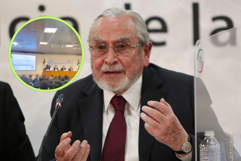 Abuchean a Bernardo Bátiz en evento de la Judicatura Federal