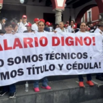“IMSS-Bienestar, fracaso nacional”, gritan trabajadores de Salud de Puebla; denuncian colapso