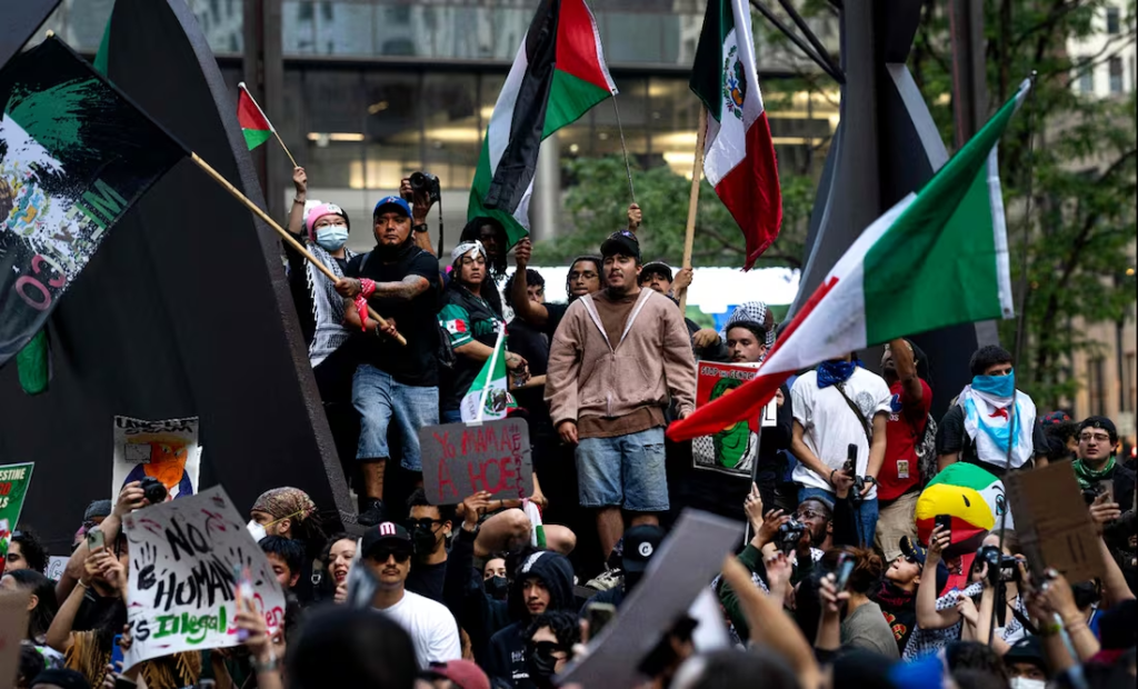 Piden a mexicanos manifestarse de manera pacífica en Washington ante desfile militar
