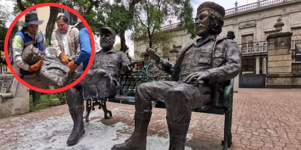 Polémica por retiro de estatuas del Che y Fidel: todo lo que se sabe