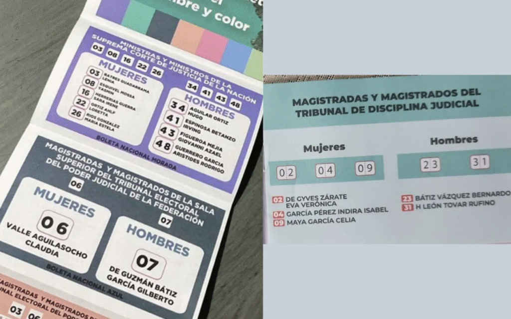 Con rechazo de Taddei, INE impone multas por uso de ‘acordeones’ en elección judicial