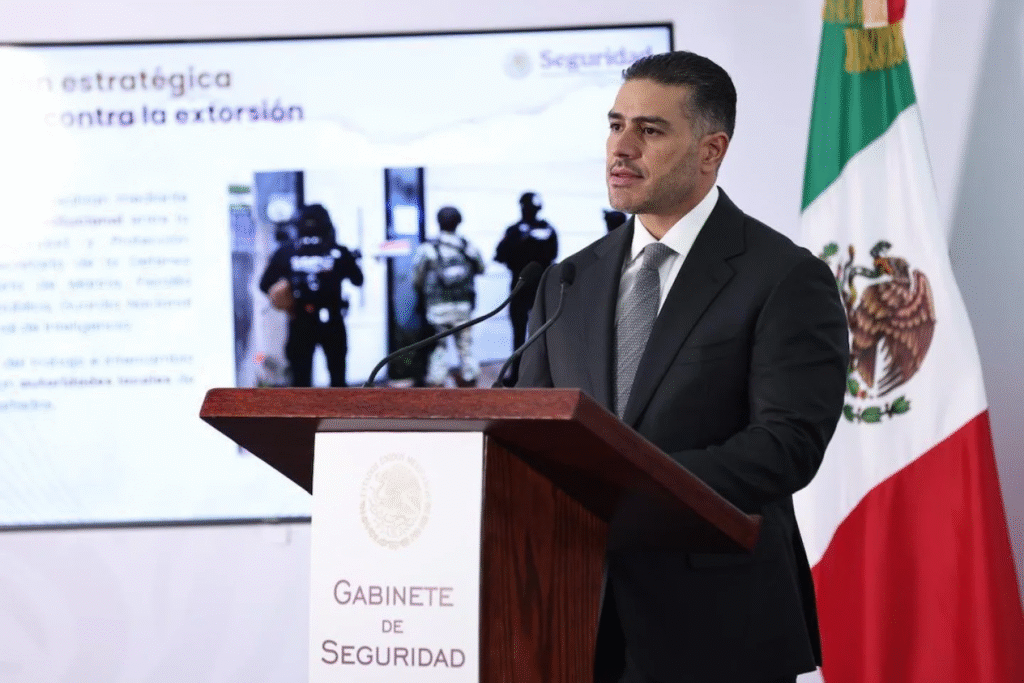 Harfuch reporta avances de la Estrategia Nacional contra la Extorsión: más de 132 detenidos en 2025