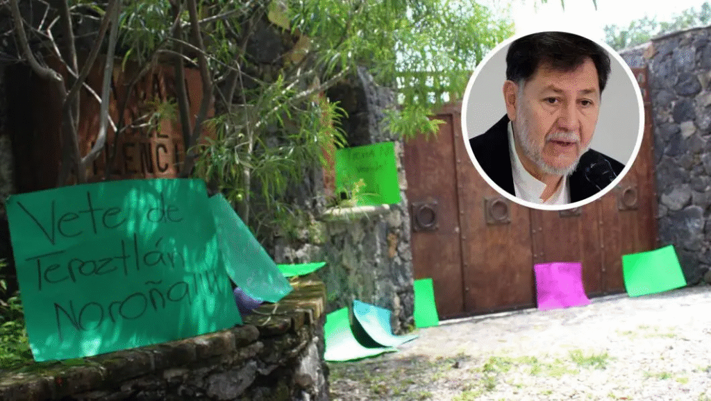 Noroña reta a comuneros a que le quiten casa en Tepoztlán: ‘¡Quiero verlo!’