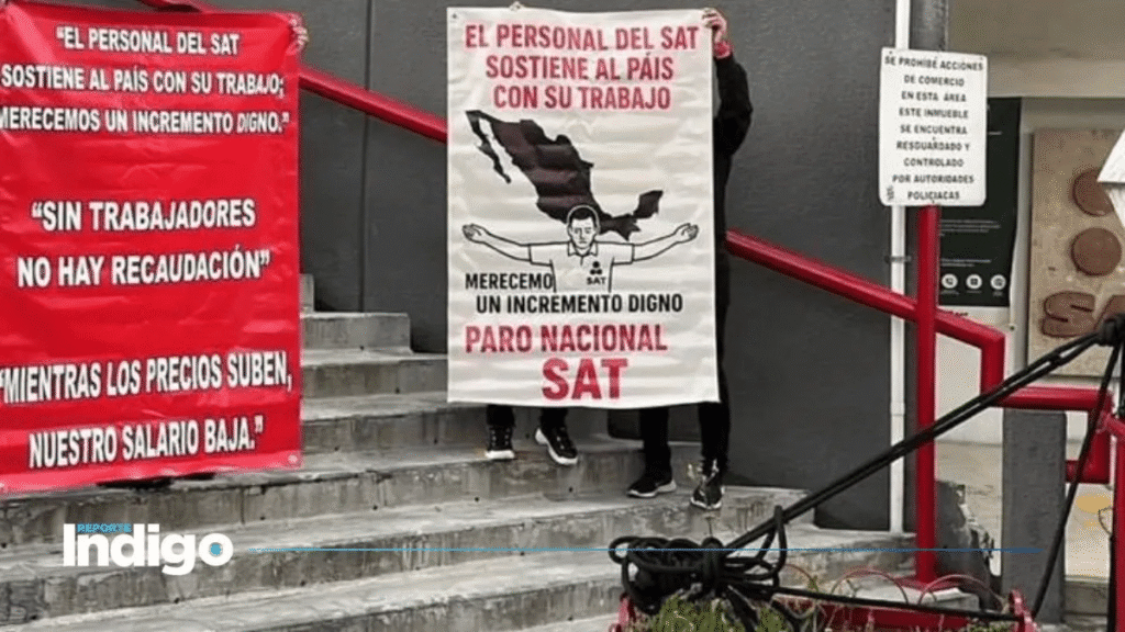 Paro nacional del SAT: trabajadores detienen labores y exigen aumento salarial del 12%
