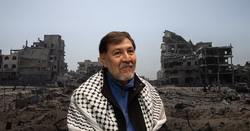 Noroña viola la ley con viaje a Palestina