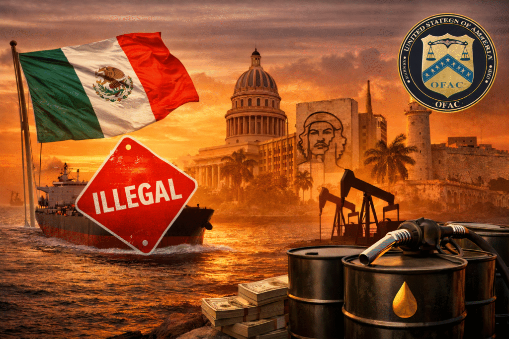 Con buque ilegal, México envía petróleo  a Cuba equivalente al presupuesto anual de Seguridad Pública