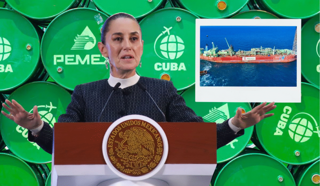 ¿Cuánto petróleo ha enviado México a Cuba en el sexenio de Sheinbaum?