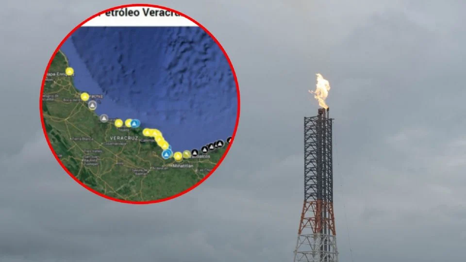 Así se ha extendido el derrame de hidrocarburo de Dos Bocas